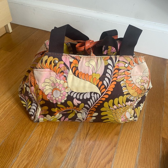 Vintage Kate Spade cloth/ leather bag - Picture 2 of 14